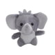 thumbnail image 1 of Colgante De Elefante De Peluche, Pequeño Muñeco De Peluche Suave Para Baby Shower De Niños Y Niñas, Color Gris., 1 of 5
