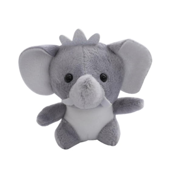 Colgante De Elefante De Peluche, Pequeño Muñeco De Peluche Suave Para Baby Shower De Niños Y Niñas, Color Gris.