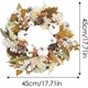 thumbnail image 2 of Corona de otoño para puerta de 14/18 pulgadas, guirnalda de otoño de bayas de ratán artificial para Halloween, coronas de Halloween para decoración de puertas delanteras, corona de calabaza para decor, 2 of 7