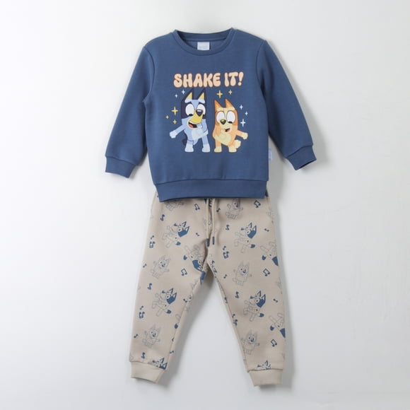 Conjunto Buzo Niño Shake it Azul Bingo & Bluey