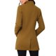 thumbnail image 3 of INSPIRE CHIC Abrigo de Mujer de Largo Medio con Cuello Mao, Abotonado, Abrigo de Invierno con Bolsillos Inclinados y Forro Completo Marrón XL, 3 of 6
