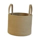 thumbnail image 2 of Cesta Tejida Redonda, Cesta De Almacenamiento De Utilidad Portátil Para Baño, Dormitorio, Cocina S, 2 of 5