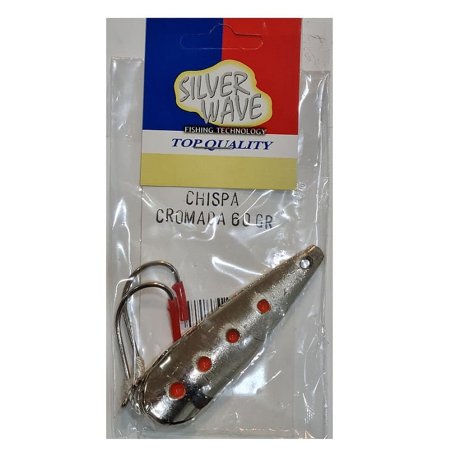 Silver Wave - Chispa Metal Con Pinta 60 Grs Dos Anzuelos 4/0 -