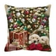 thumbnail image 2 of Funda De Almohada De Tiro Navideño Funda De Almohada Para Decoración Del Hogar Cachorro, 2 of 3