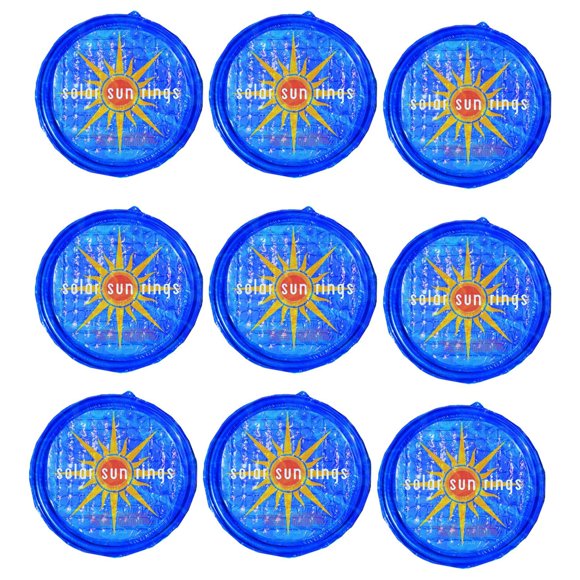 Anillos Solares para Piscina 152 cm Resistentes a Rayos UV Paquete de 3