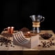 thumbnail image 4 of Soporte de pantalla para filtro de café, color nogal, para espresso, 4 of 7