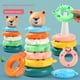 thumbnail image 3 of Children's Rainbow Stack Tower Three-dimensional Non-falling Wobbler Early Education Puzzle Toy Cartoon Animal Ring Layer By Layer Stack Tower Accumulation Ring Infant Toys Baby Toys, 3 of 4