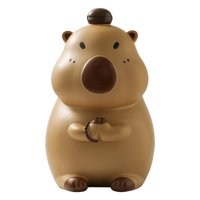 Magideal - Alcancía Estatuilla De Capibara Regalo De Cumpleaños Decoración Encantadora Para El Hogar Artesanías Coleccionables De Dibujos Animados Decoración De 12X125X20Cm