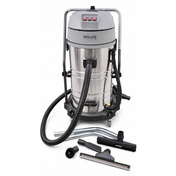 Aspiradora Industrial 106 Litros / Extractor De Polvo 3000W / Agua 3 Motores | Weller