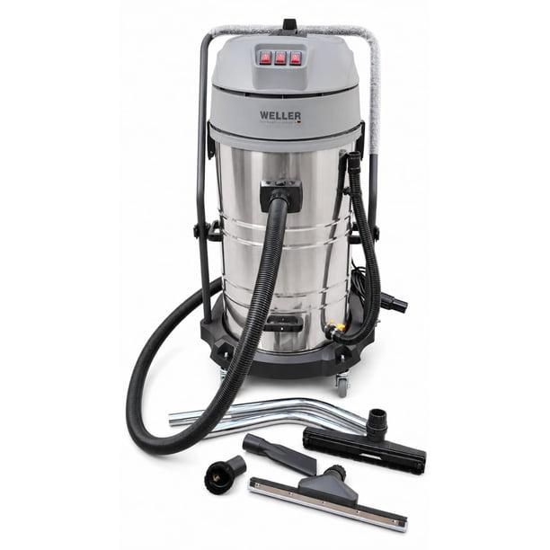 Aspiradora Industrial 106 Litros / Extractor De Polvo 3000W / Agua 3 Motores | Weller
