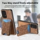 thumbnail image 2 of Funda Billetera con Soporte para Samsung Galaxy A52 Protector Delgado Marrón, 2 of 6