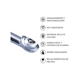 thumbnail image 3 of Cuchara helado aluminio resistente color plata, 3 of 3