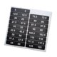 thumbnail image 5 of Etiquetas Para Pesas Apiladas Con Fondo Negro Para Accesorios De Gimnasio, 5 of 5