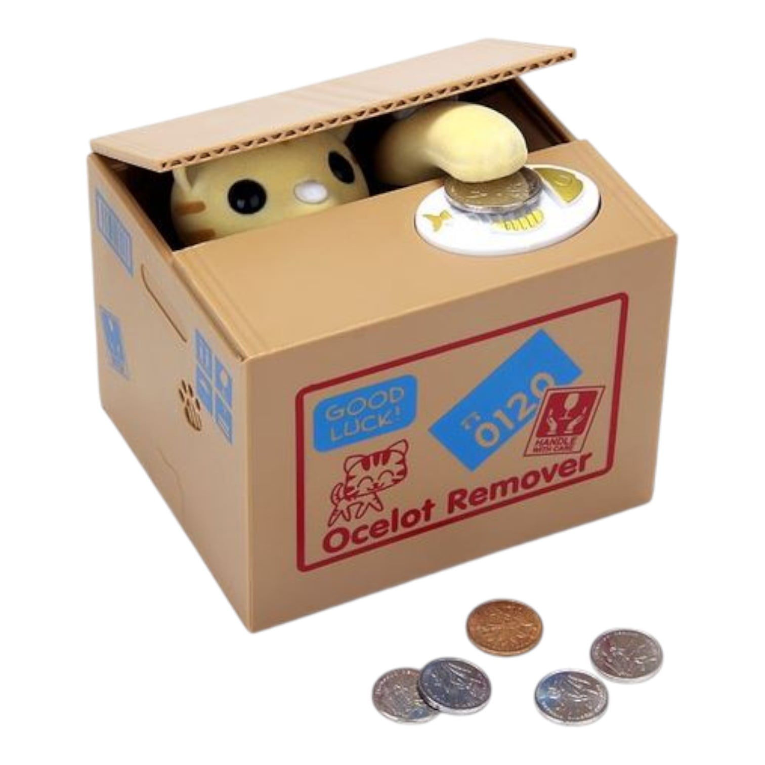 Invencible - Alcancia Gato Atrapa Monedas Nc58