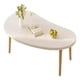 thumbnail image 1 of Mesa De Centro Ovalada 76x37x42 Cm Color Blanco, 1 of 2