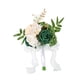 thumbnail image 3 of 29 Cm Rosas Artificiales Ramo De Novia Boda Hecho A Mano Elegante Ramo De Lanzamiento Verde, 3 of 5