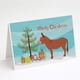 thumbnail image 1 of Paquete de 8 tarjetas de felicitación 5x7 Turquesa – Caroline's Treasures, 1 of 4