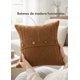 thumbnail image 3 of Funda Cojín Decorativo Algodon 45x45cm Cozy Nordico Botones Crema, 3 of 8