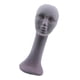 thumbnail image 3 of Maniquí Femenino de Cabeza Humana de Espuma, Cuello Largo, Gris, 3 of 3