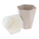 thumbnail image 2 of Macetas de riego automático Macetas Contenedores de plantas de fibra con drenaje Agujero beige - M, 2 of 5