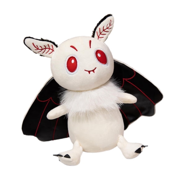 Moth Plush Toy De Disfraz Espeluznante Dolly Moth Plush For Kids Kids Party Favors White