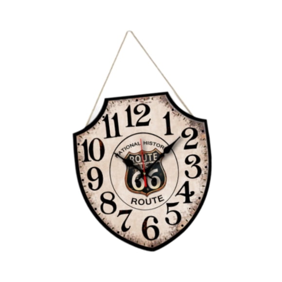Reloj De Pared Vintage, Artesanía, Adorno, Reloj De Madera Para Uso Doméstico, Dormitorio De Granja, Color Blanco