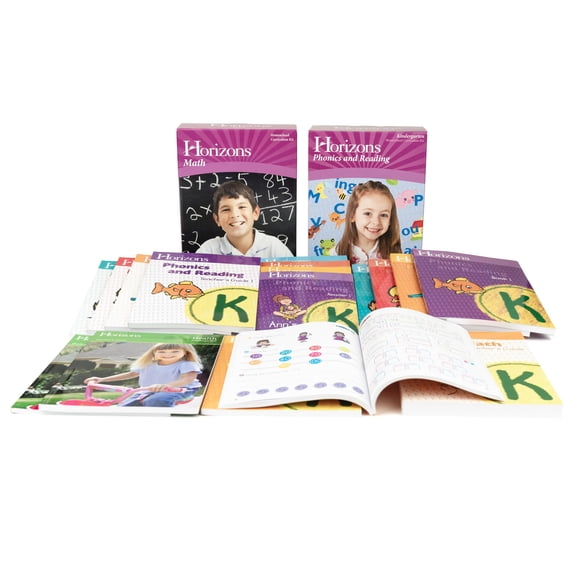 Colección de libros Alpha Omega Publications Horizons Kindergarten