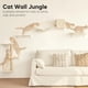 thumbnail image 2 of Set de estanterías de pared para gatos FUKUMARU 4 en 1 de madera para trepar, color beige, 2 of 9