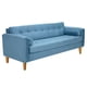 thumbnail image 2 of Sofa Retro 3cg Felpa 04 Azul Petroleo, 2 of 6
