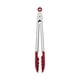 thumbnail image 1 of Pinzas KitchenAid de silicona, acero inoxidable, 30 cm, color rojo, 1 of 6