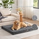 thumbnail image 2 of Cama ortopédica para perros, impermeable, grande, para mascotas de 45 kg, 2 of 6