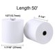 thumbnail image 2 of Rollos de papel térmico (50 rollos) de 57 mm x 15,3 m LabelMore 2 1/4, 2 of 9