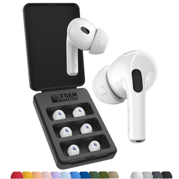 Puntas de oído de espuma con memoria Foam Masters AutoLine Pro, 3 pares