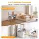 thumbnail image 4 of Comodidad de Cama Steadyjoy de Aluminio con Balde de 6.5 qt y Capacidad de 159 kg, 4 of 7
