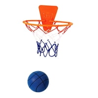 Magideal - Baloncesto Silencioso Con Aro, Pelota Deportiva Silenciosa Para Niños, Pelota Educativa Para Palmaditas, Baloncesto De Tamaño 5, Juguetes Para Niños,