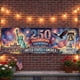 thumbnail image 2 of Banner Grewgty 250º Aniversario Bandera de EE. UU. 300x50 cm, 2 of 3