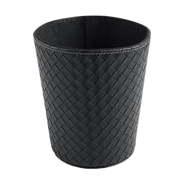 Bote de Basura para Automóvil Bote de Basura para Reposacabezas, Accesorios Interiores, Organizador de Almacenamiento de Automóvil Universal Portátil Negro