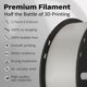 thumbnail image 2 of Filamento PLA+ Miailuy 1,75 mm Transparente 1 kg ±0,02 mm, 2 of 6