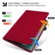 thumbnail image 2 of Funda con relieve del Árbol de la Vida para tablet ipad Pro 12.9(2024) con soporte, ranuras para tarjetas y soporte para lápiz óptico. Rojo, 2 of 5