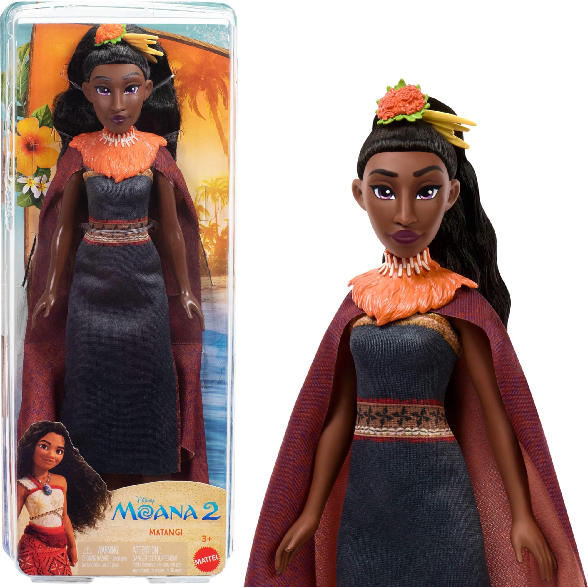 Muñeca De Moda Mattel Disney Moana 2 Matangi Con 3 Accesos.