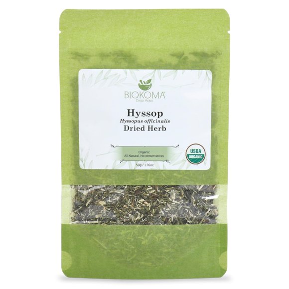 Té Biokoma Hisopo Orgánico Seco 50g Certificado USDA