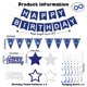 thumbnail image 2 of Guirnalda Pretyps Azul Feliz Cumpleaños - Artículos de Fiesta, 2 of 6