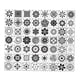 thumbnail image 4 of 56 Plantillas De Mandala Reutilizables, Plantillas De Pintura Para Muebles, álbumes De Recortes, 4 of 5