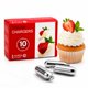 thumbnail image 1 of Cargadores de crema ICO 8 g N2O, paquete de 10 desechables, 1 of 7