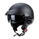 thumbnail image 3 of Visera Retráctil De Medio Casco De Motocicleta Scooter Para Hombres Mujeres Duradera M, 3 of 5