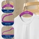 thumbnail image 5 of Perchas de Terciopelo SereneLife Pack de 200 - Color Púrpura, 5 of 7