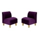thumbnail image 1 of Set Poltrona Soft 1C Felpa 01 Morado, 1 of 5