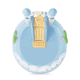 thumbnail image 2 of Centro de Actividad Inflable Intex Castillo de Unicornio Unicorn Castle, 2 of 3