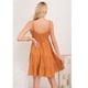 thumbnail image 3 of Mini Vestido Corto Pabilos Primavera Mujer Unicolor Moderno 3370, 3 of 3
