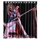thumbnail image 1 of Cortina de ducha de Aerosmith, cantante Steven Tyler, juego de cortina de baño con ganchos, tamaño 66 x 72 pulgadas, 1 of 3